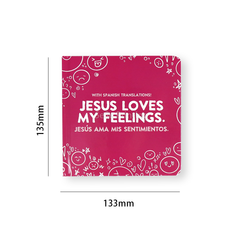 Spanish Children Board Book Printing Service for Kids Education 6