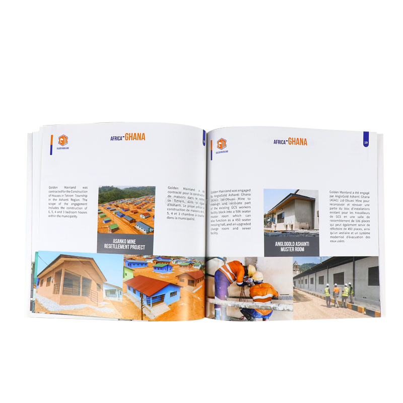 Professional Magazine Company Brochure Book Printing Paperback 7