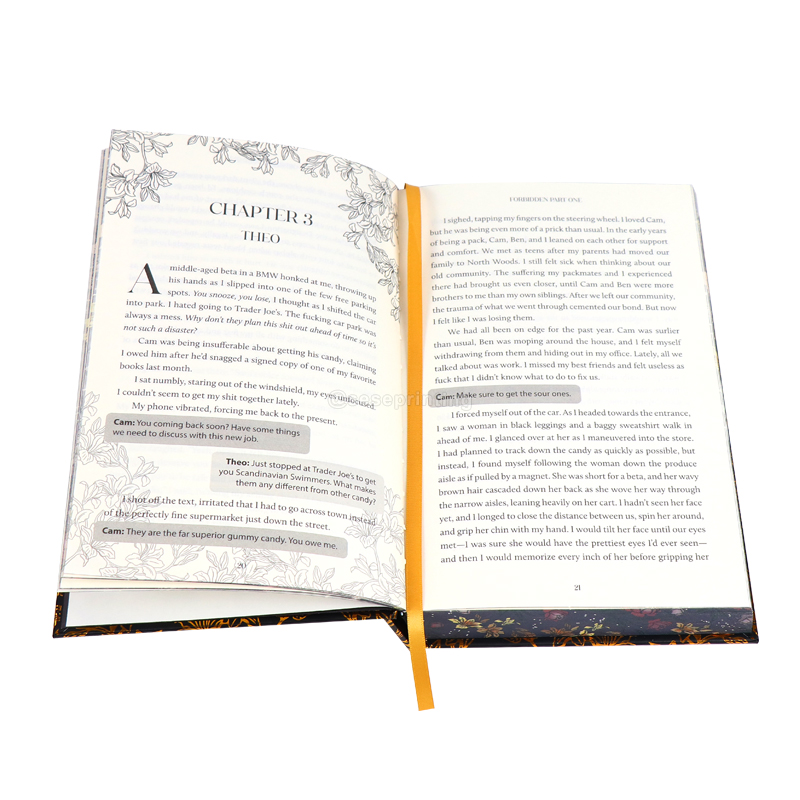 Special Hardcover Book Printing with Sprayed Edges and Slipcase 7