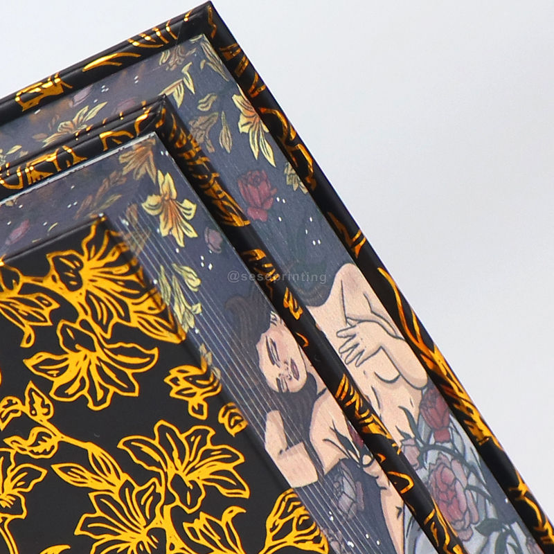 Special Hardcover Book Printing with Sprayed Edges and Slipcase 8