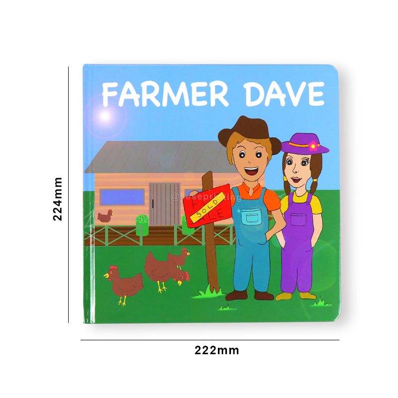 Book Manufacturer Custom Publishing Children Board Book Printing 6