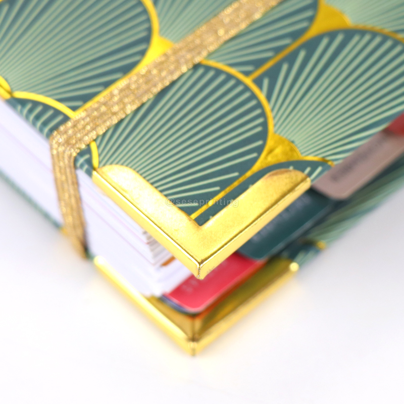 Create Planners and Notebooks Custom Printing Gold Spiral Journal 9