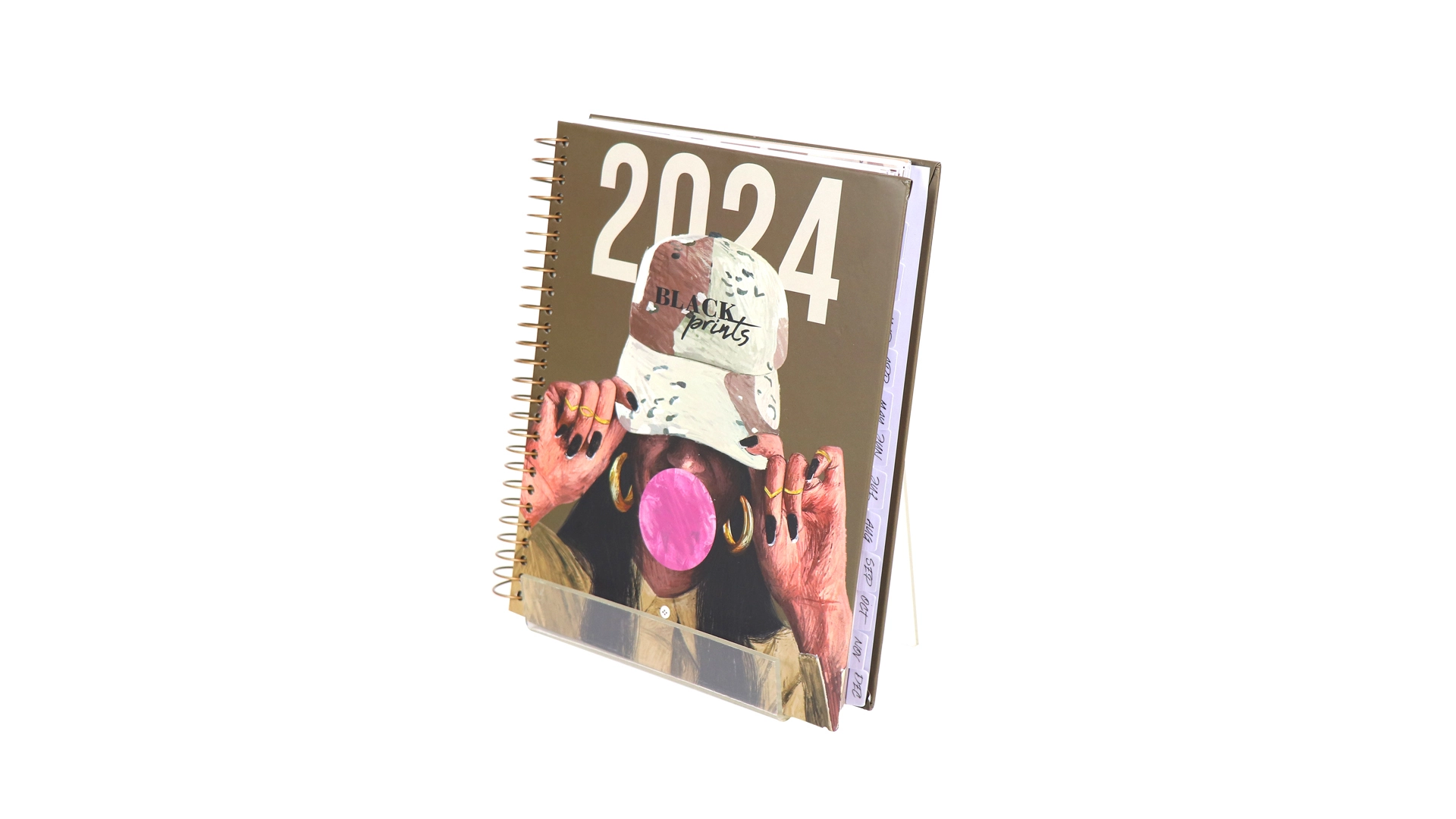 Spiral Notebooks Printing Weekly Planner with Customized Sticker 1