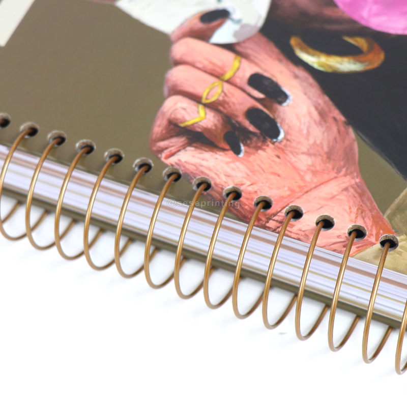 Spiral Notebooks Printing Weekly Planner with Customized Sticker 8