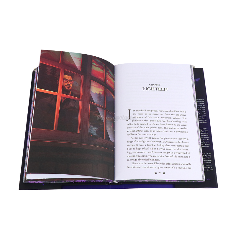 Printing Sprayed Edges and Foil Hardcover Books with Dust Jackets 7