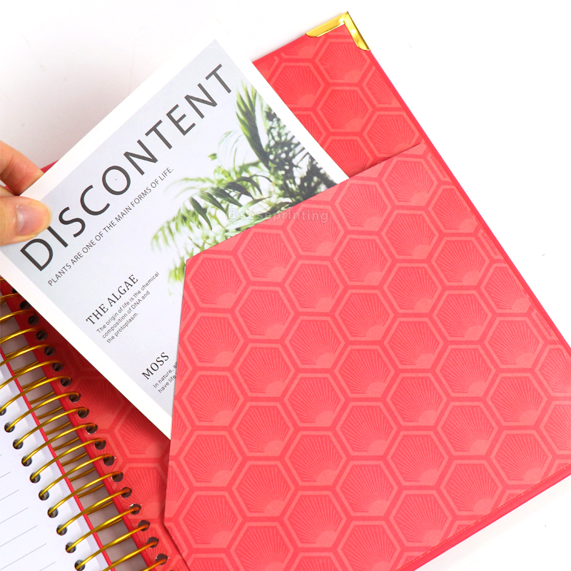 Custom Journal Notebook Printing Spiral Weekly Schedule Planner 11