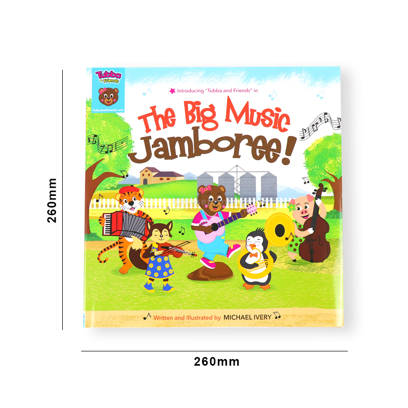 Hardcover Children's Book Printed Kids Story Book with Dust Jacket 6