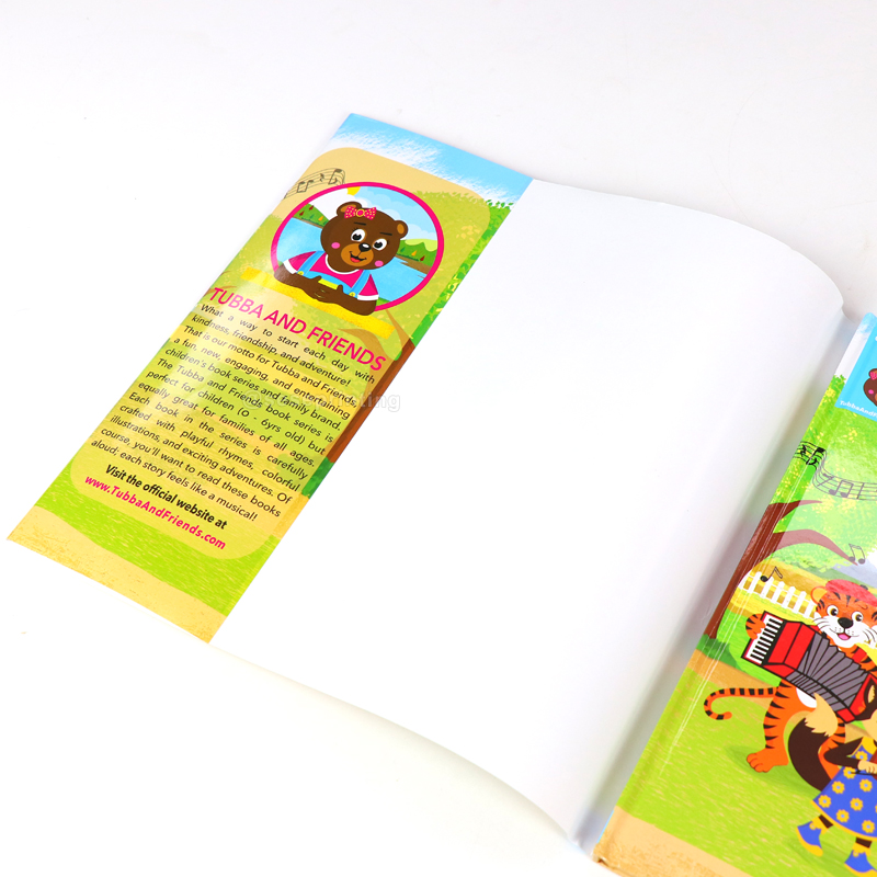 Hardcover Children's Book Printed Kids Story Book with Dust Jacket 8