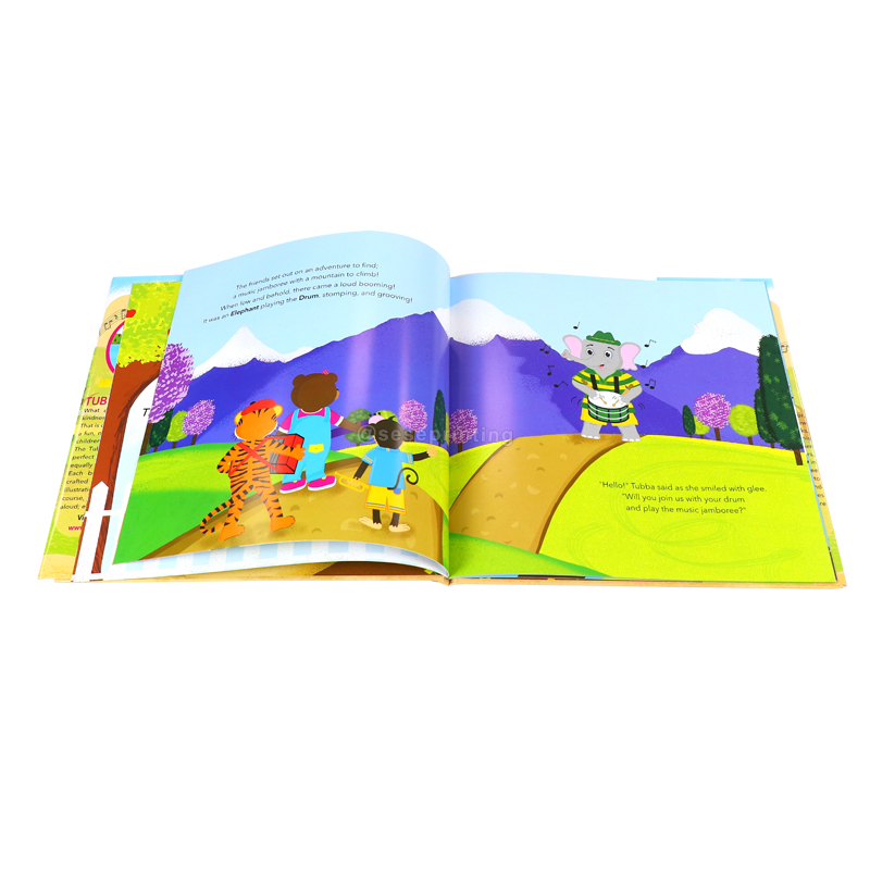 Hardcover Children's Book Printed Kids Story Book with Dust Jacket 7
