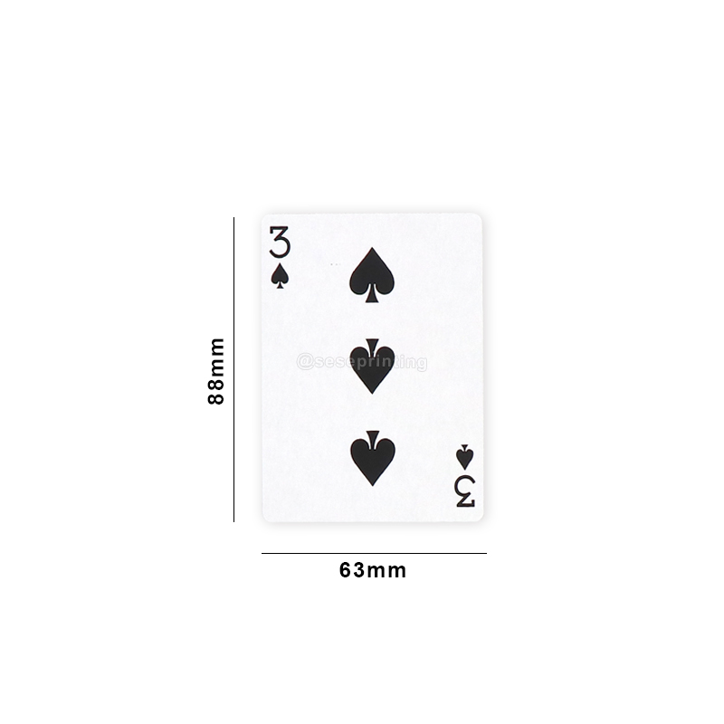 Printing Logo Normal Playing Cards Deck Custom Paper Card Game 7