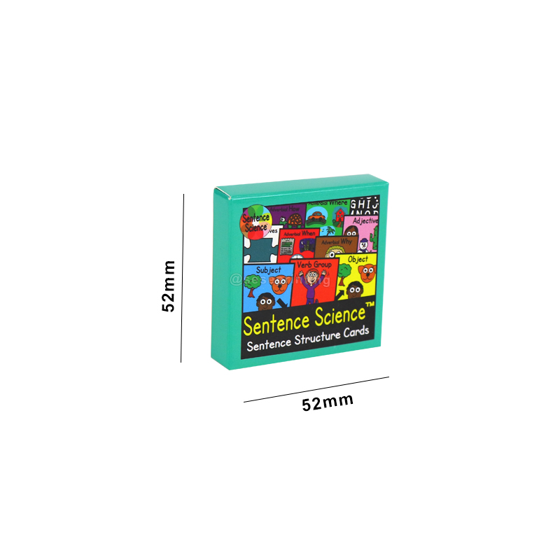 Custom Learning Sentence Structure Cards Printing Flashcard 6