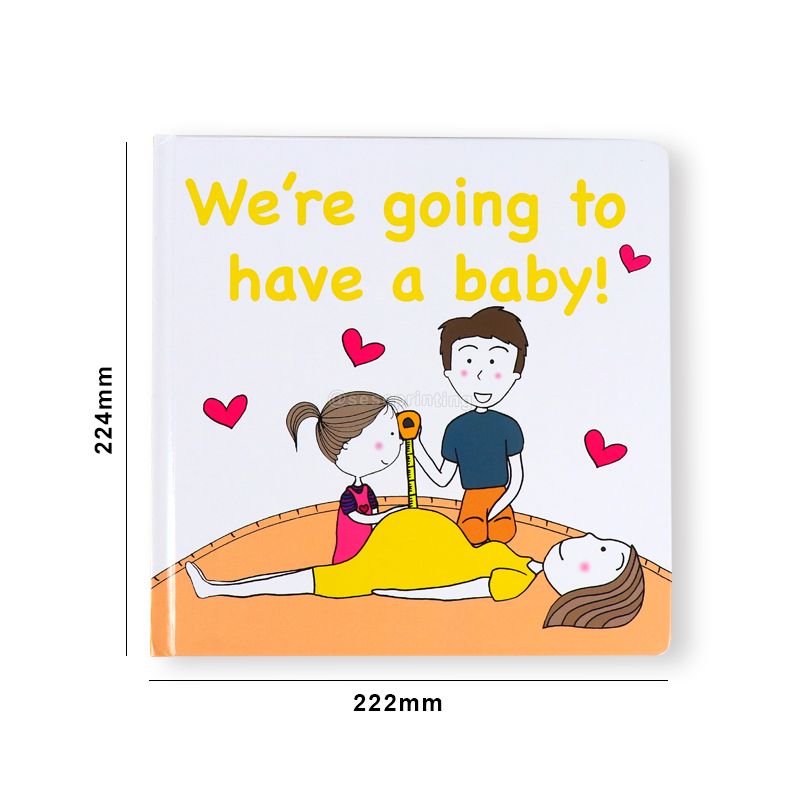 Hardcover Pregnancy Illustration Board Book Publishing Printing 6