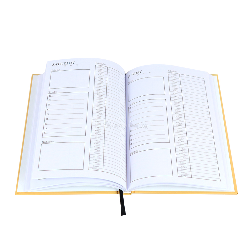 Printing Your Own Design Journal Personal Hardcover Daily Planner 7