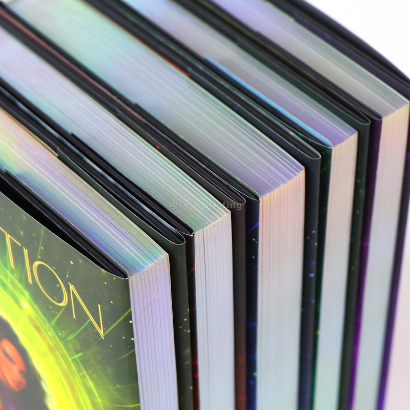 Special Edition Hardback Books Printed with Holographic Foiled Edges 9