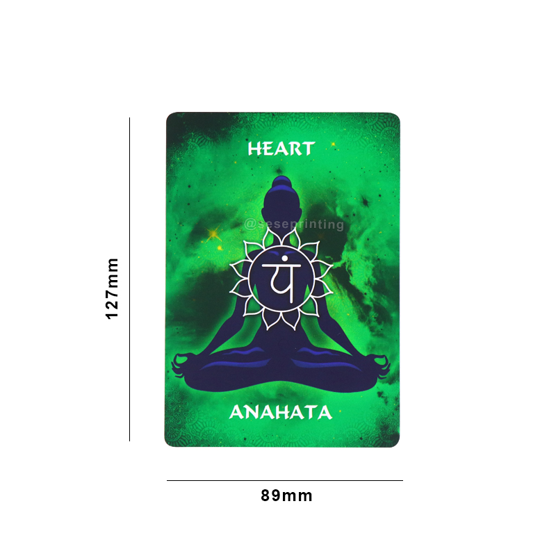 Printing Affirmation Healing Cards for Awakening Your Chakra 7