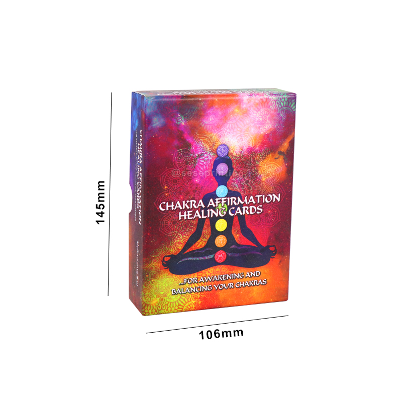 Printing Affirmation Healing Cards for Awakening Your Chakra 6