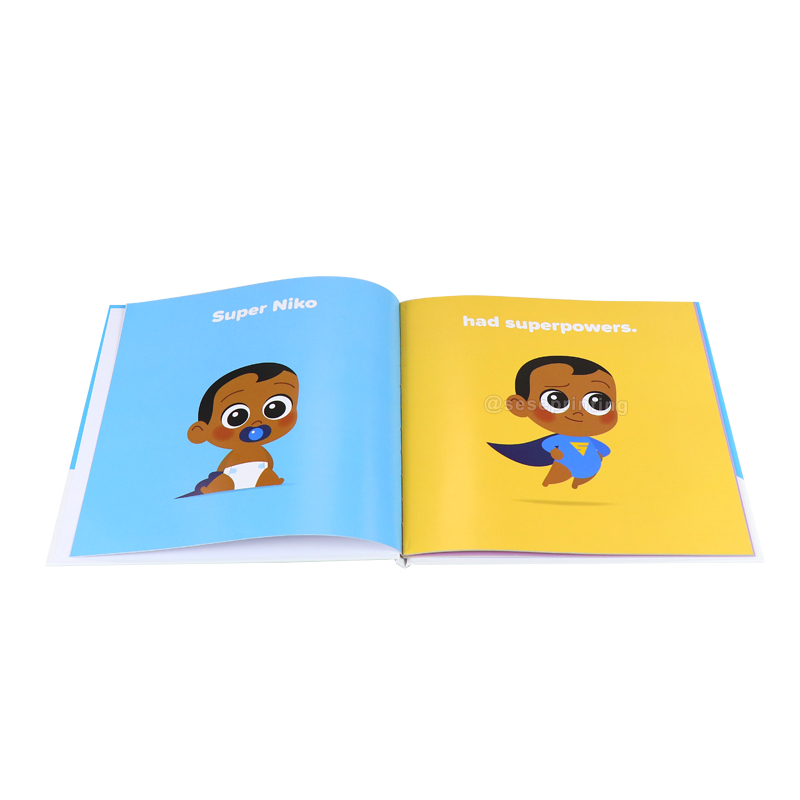 Customized Hardbound Children Illustration Story Book Publishing 7