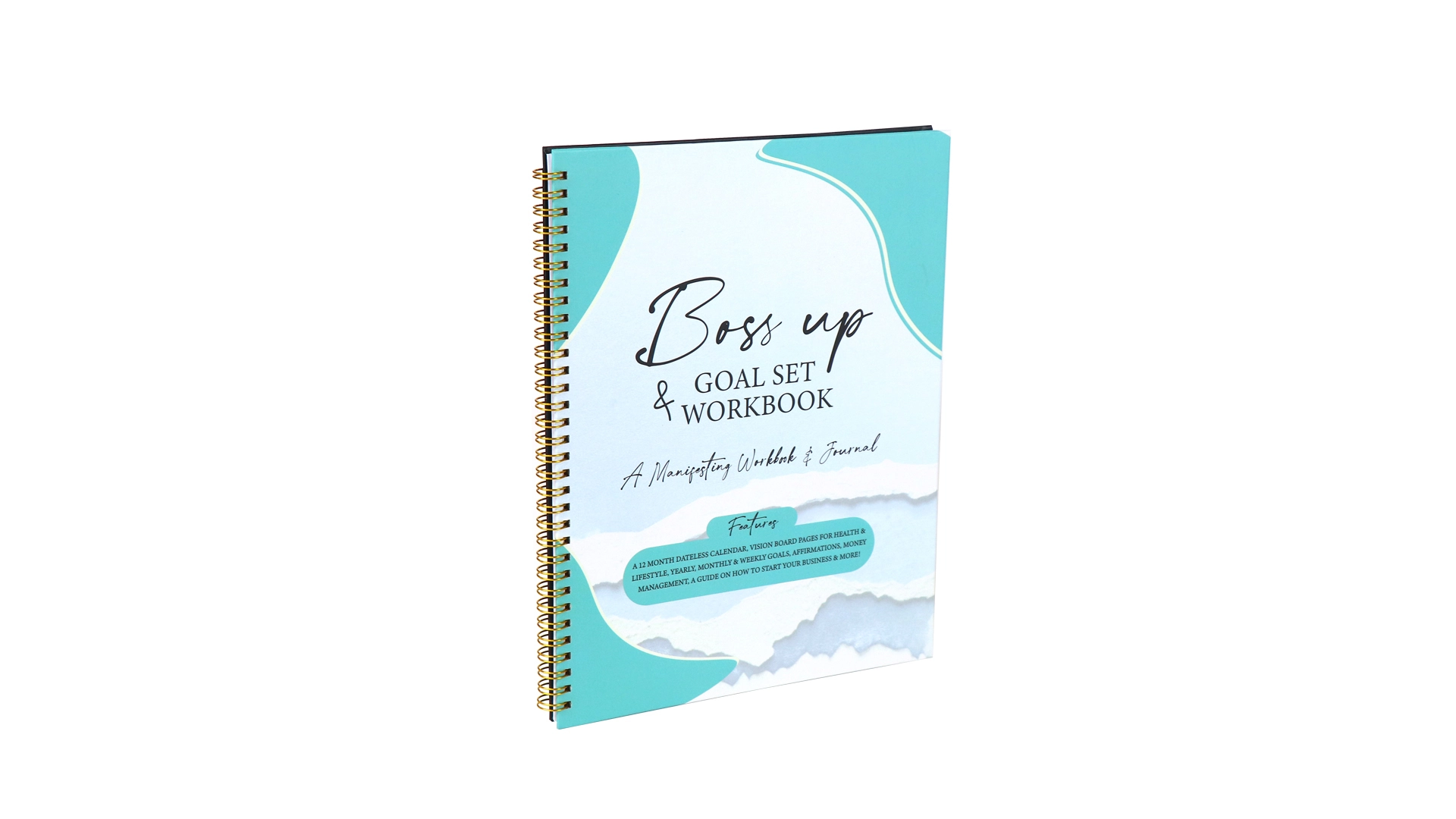 Printed Manifestation Workbook Journal for Health and Lifestyle 1