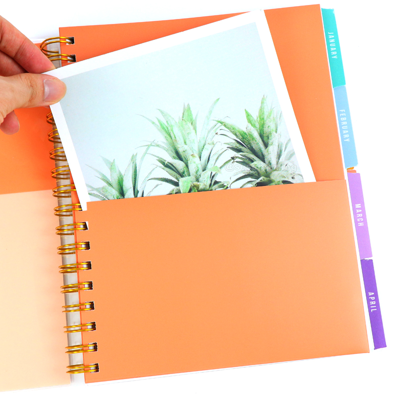 Persönliches Notizbuch mit PVC-Einband, Spiralbindung, Pflege-Edition, Planer 12