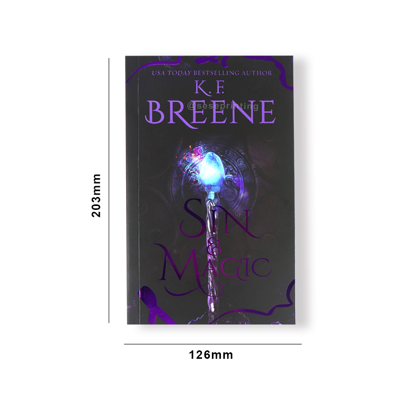 Custom Book Printing Services Paperback Novel Books Manufacturer 6