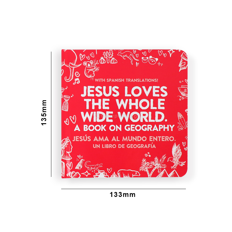 Printing Children's Board Book Custom Kids Illustrated Board Book 6