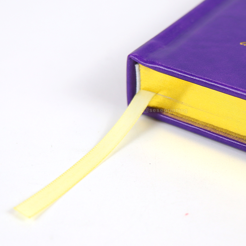 Premium Leather Cover Journal Notebook Printed with Gold Edges 12