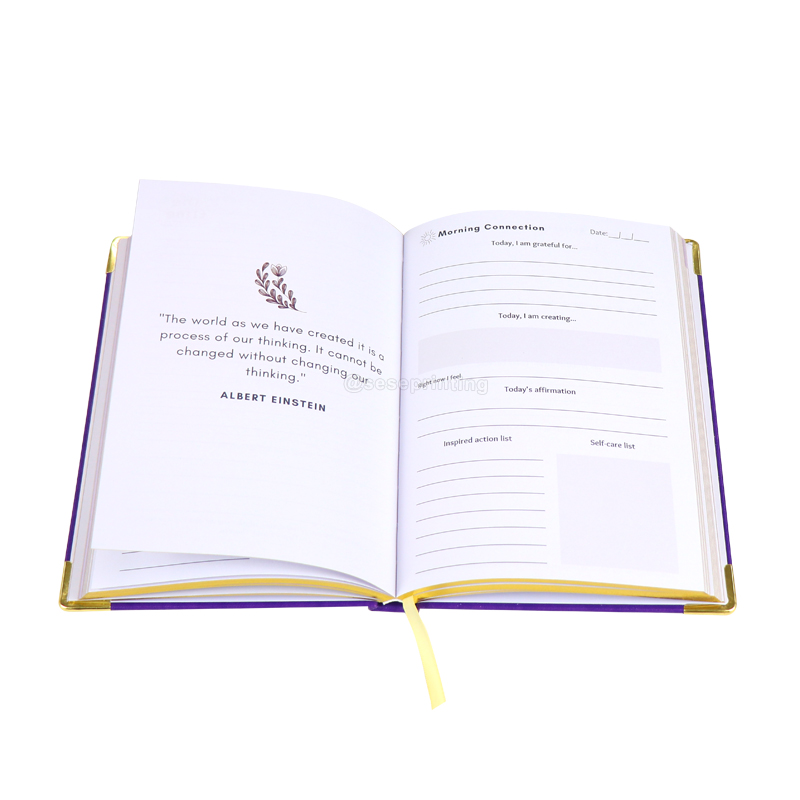 Premium Leather Cover Journal Notebook Printed with Gold Edges 8