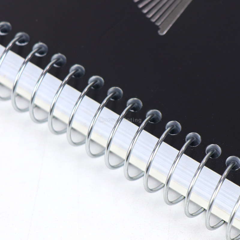 Printed Silver Stamping Softcover Planner Spiral Journal Notebook 10