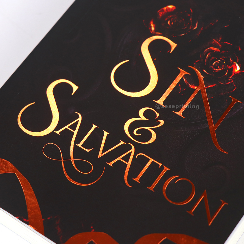 Publishing Soft Cover Book Printing Foil Paperbacks Novel Book 8