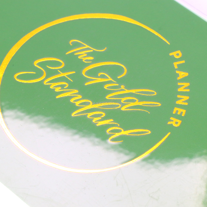 Custom PVC Cover Journal Printed Spiral Academic Student Planner 9