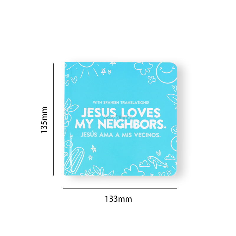 Kids Books Publishing Hardcover Children's Board Book Printing 6