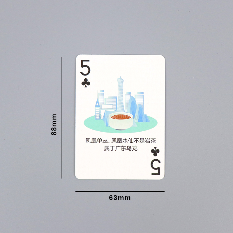 Personalised Custom Tea Educational Learning Flashcards Printing 7