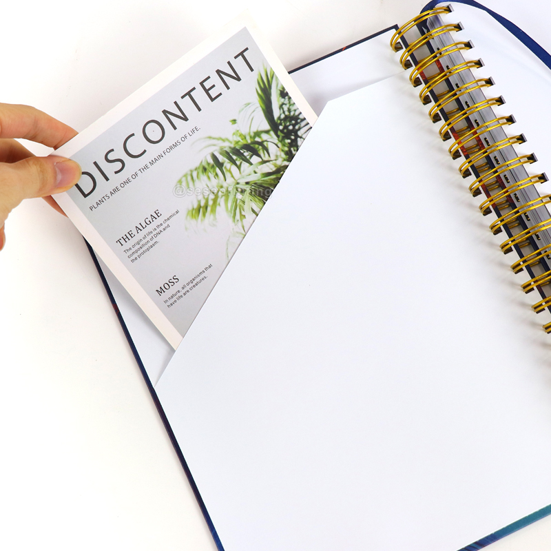 Create Manifestation Journal Printing Spiral Planner Notebook 12