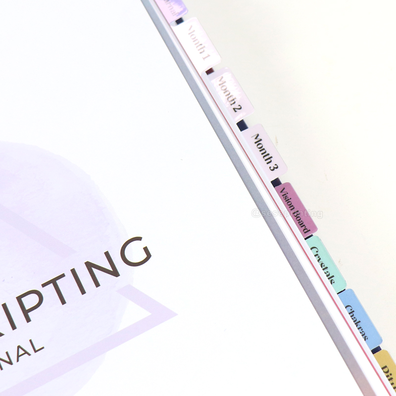 Create Manifestation Journal Printing Spiral Planner Notebook 11