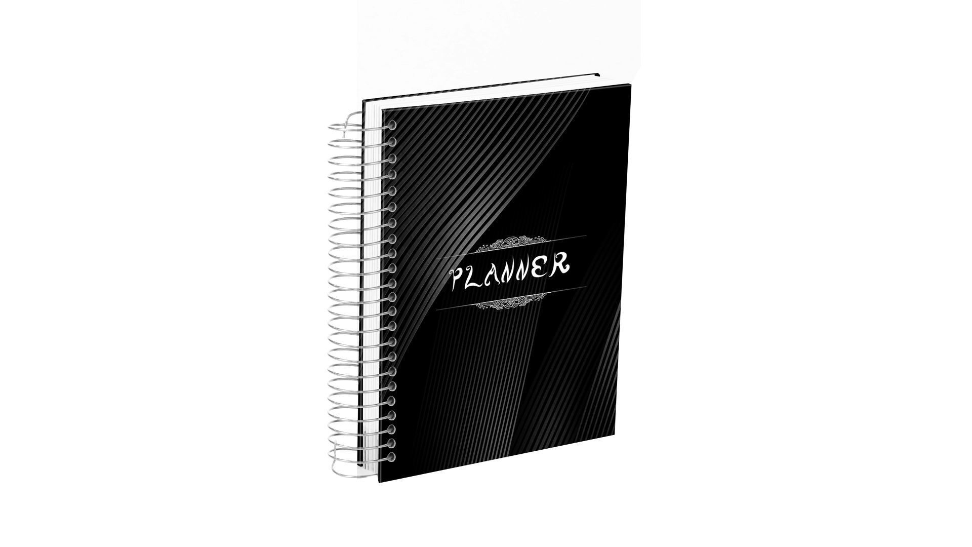 Hardcover Spiral Budget Planner Printed Personal Journal Notebook 1