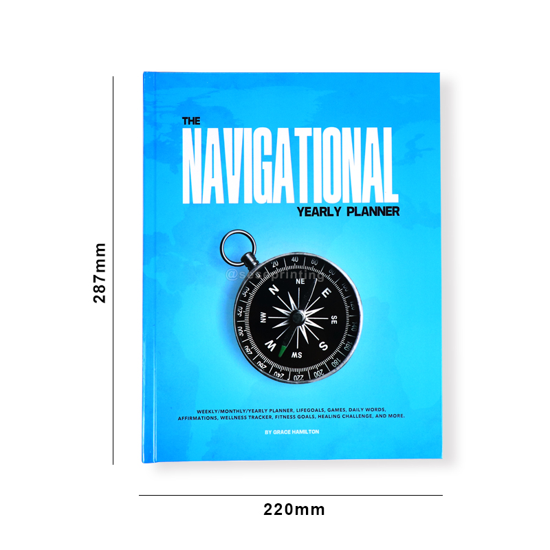 Custom Yearly Planner Printing Hardcover Budget Planner with Box 6