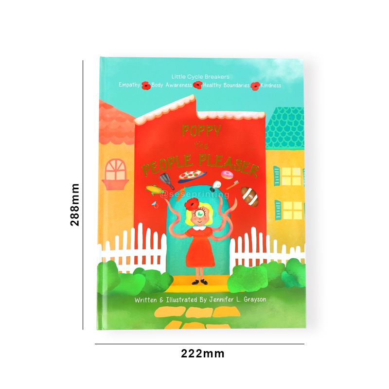 Custom Hardcover Children Illustration Books Printing Service 6