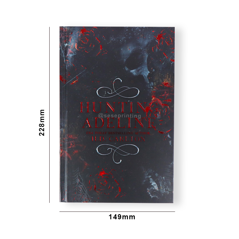 Embossed and Foiled Logo Hardcover Book Printing Sprayed Edges 6