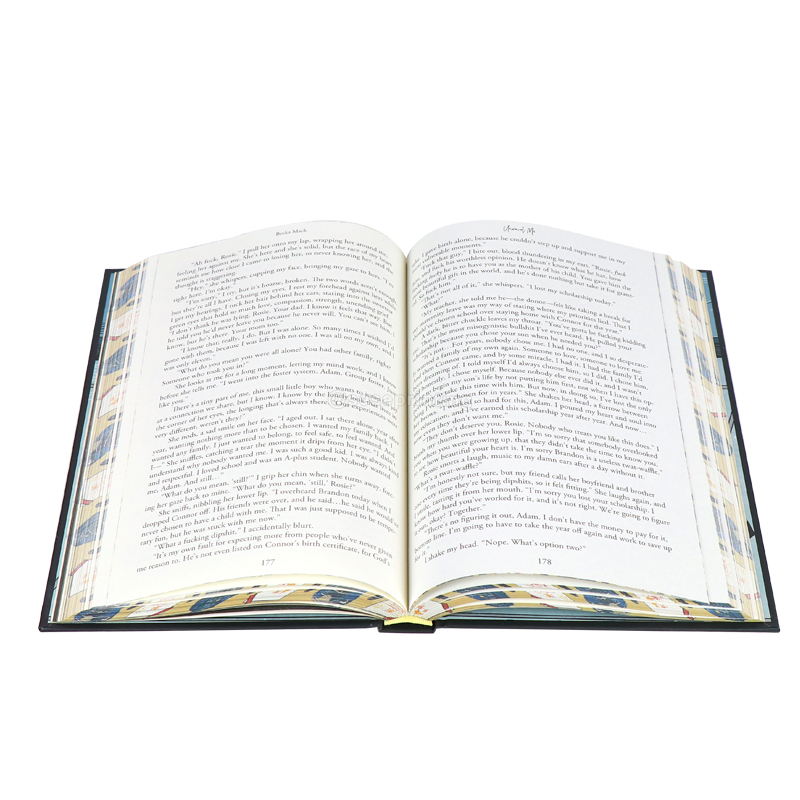 Custom 350 Pages Hardcover Book with a Foil Cover and Sprayed Edges 8