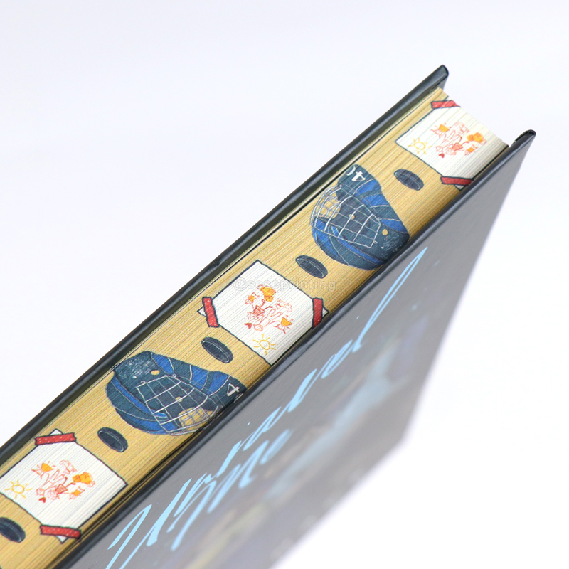 Custom 350 Pages Hardcover Book with a Foil Cover and Sprayed Edges 10