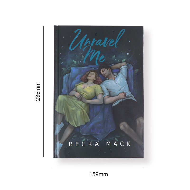 Custom 350 Pages Hardcover Book with a Foil Cover and Sprayed Edges 7