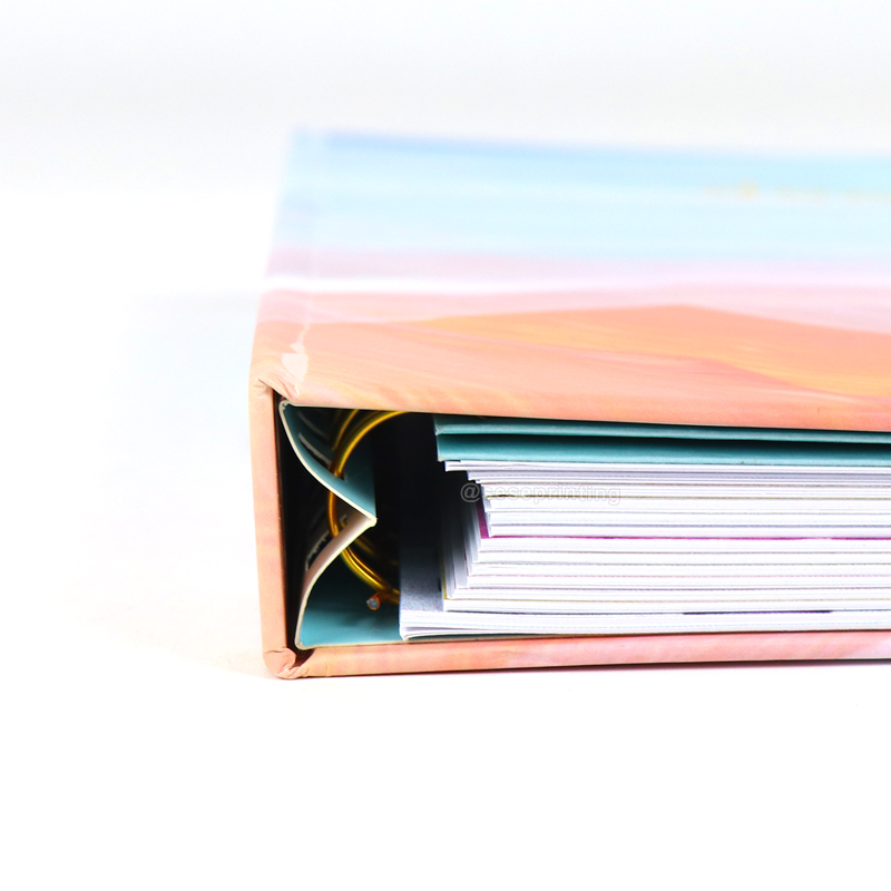 Hardcover Hidden Spiral Planner Notebook with Custom Inside Pages 10