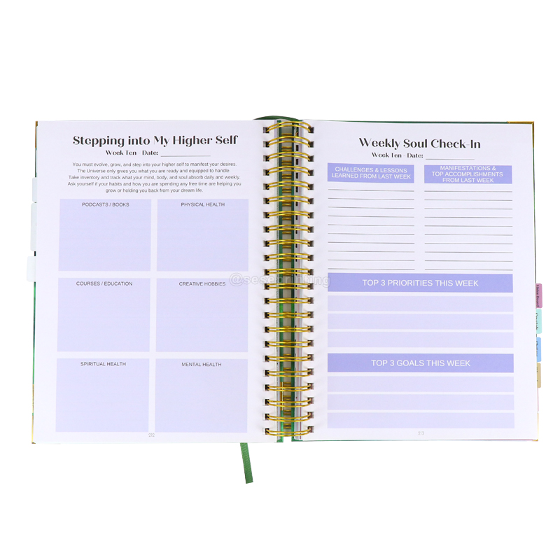 Personalized Spiral Notebook Daily Affirmation Journal Printing 8