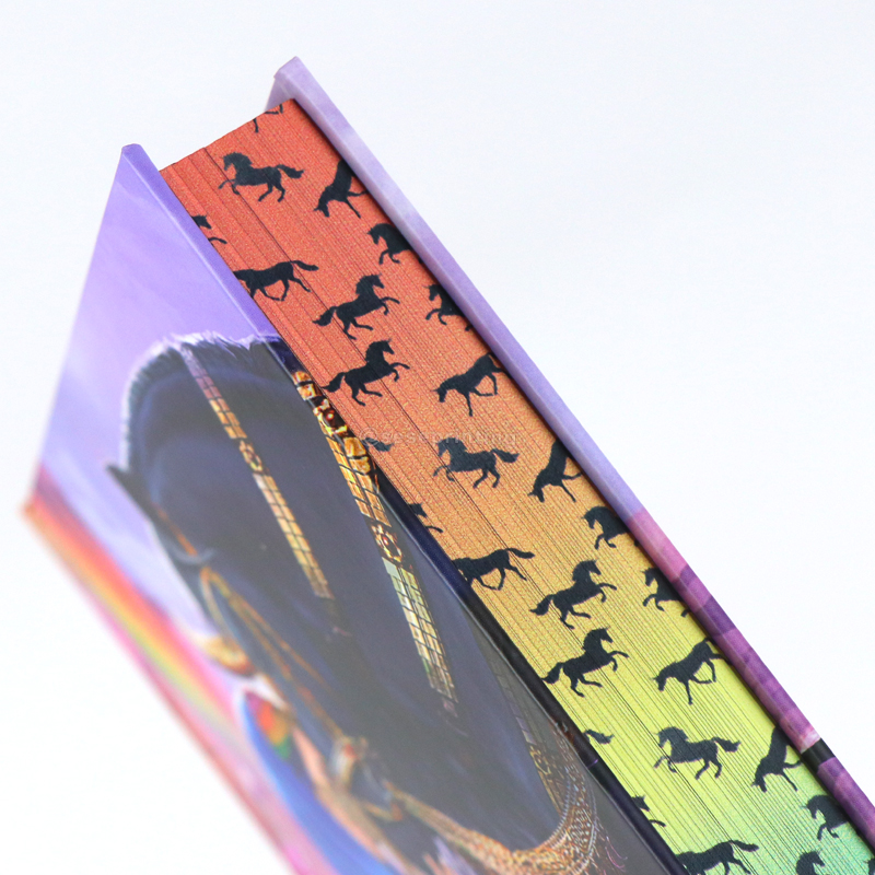 Custom Hardback Book Printing Service with Gradient Sprayed Edges 9