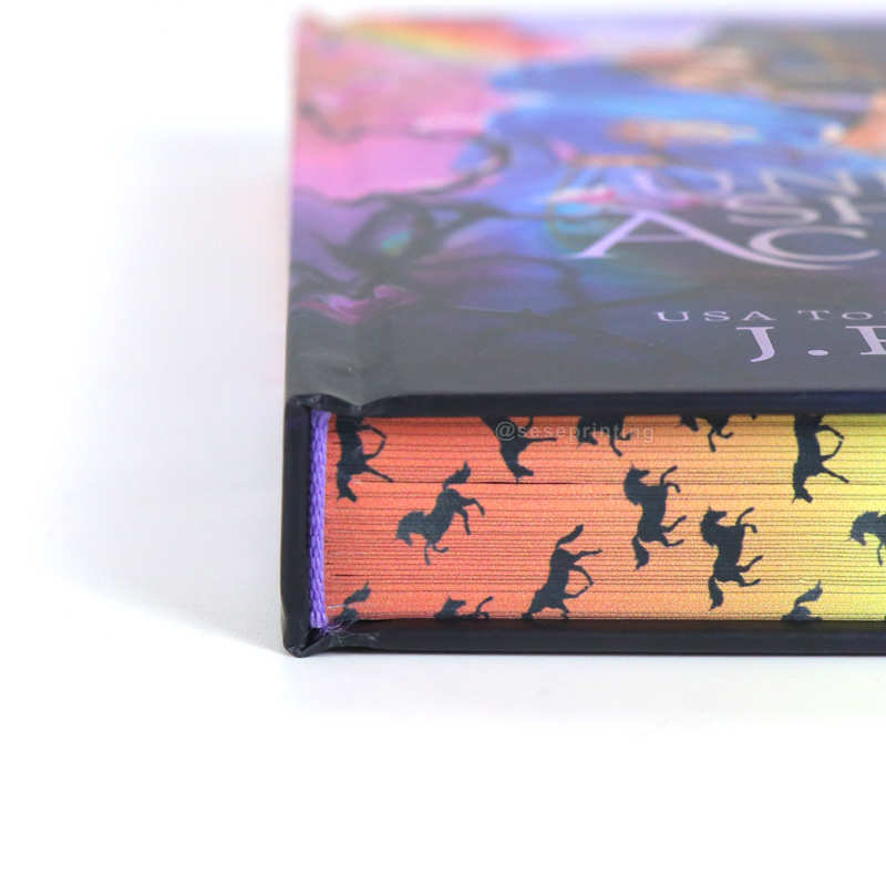 Custom Hardback Book Printing Service with Gradient Sprayed Edges 10