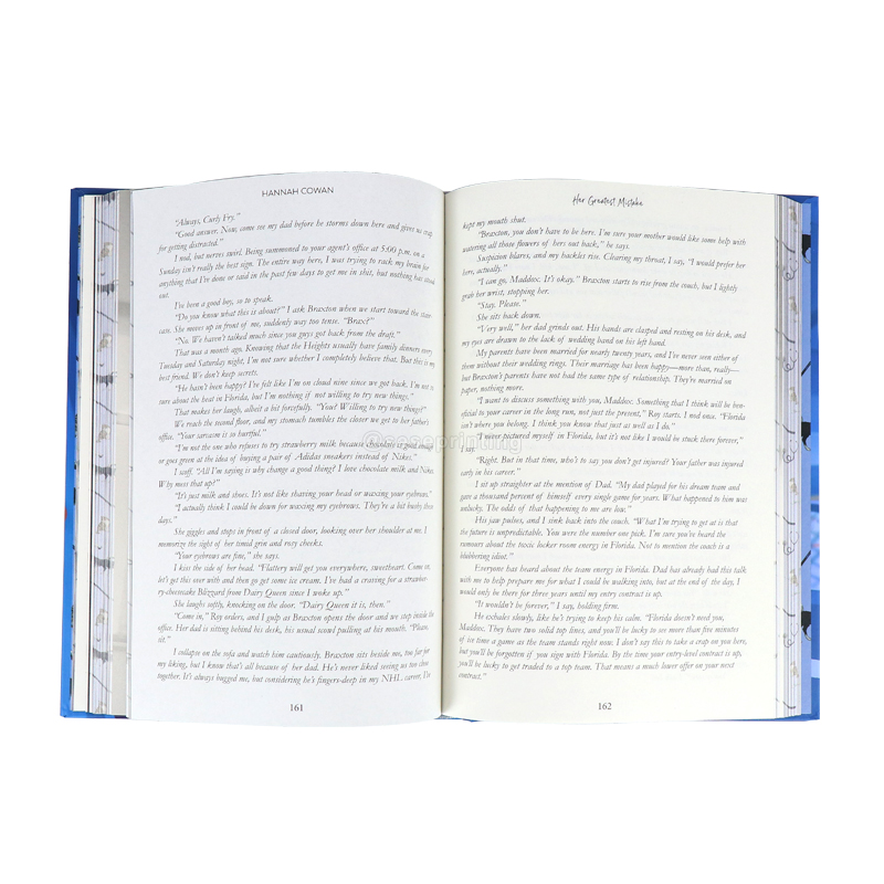 Publishing Hardcover Book with a Foil Cover and Sprayed Edges 8