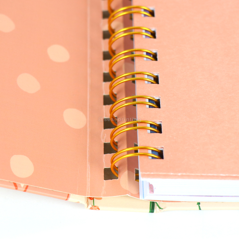 Spiral Notebooks Custom Hardcover Planner Printing Diary Journal 12