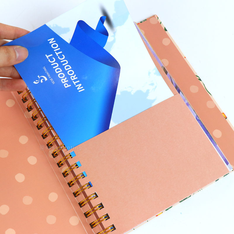 Spiral Notebooks Custom Hardcover Planner Printing Diary Journal 11