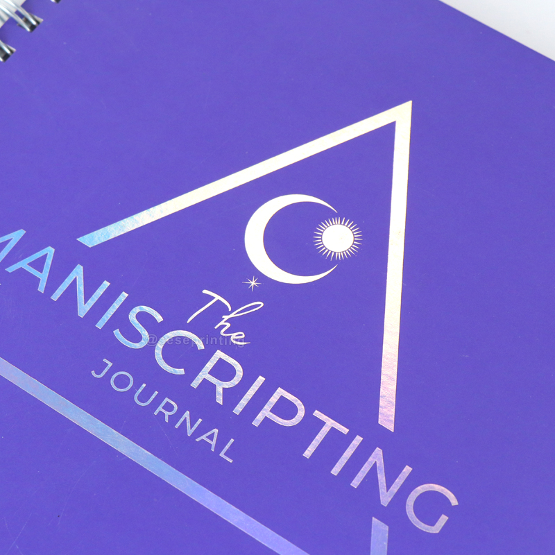 Custom Design Manifestation Journal Hardcover Spiral Planner 9