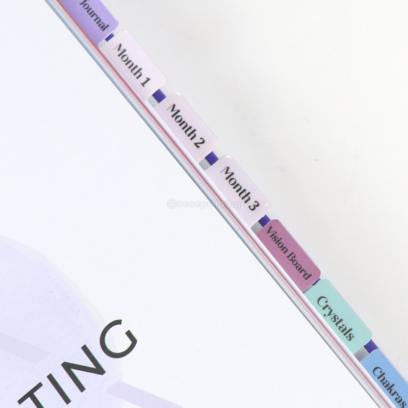 Custom Design Manifestation Journal Hardcover Spiral Planner 12